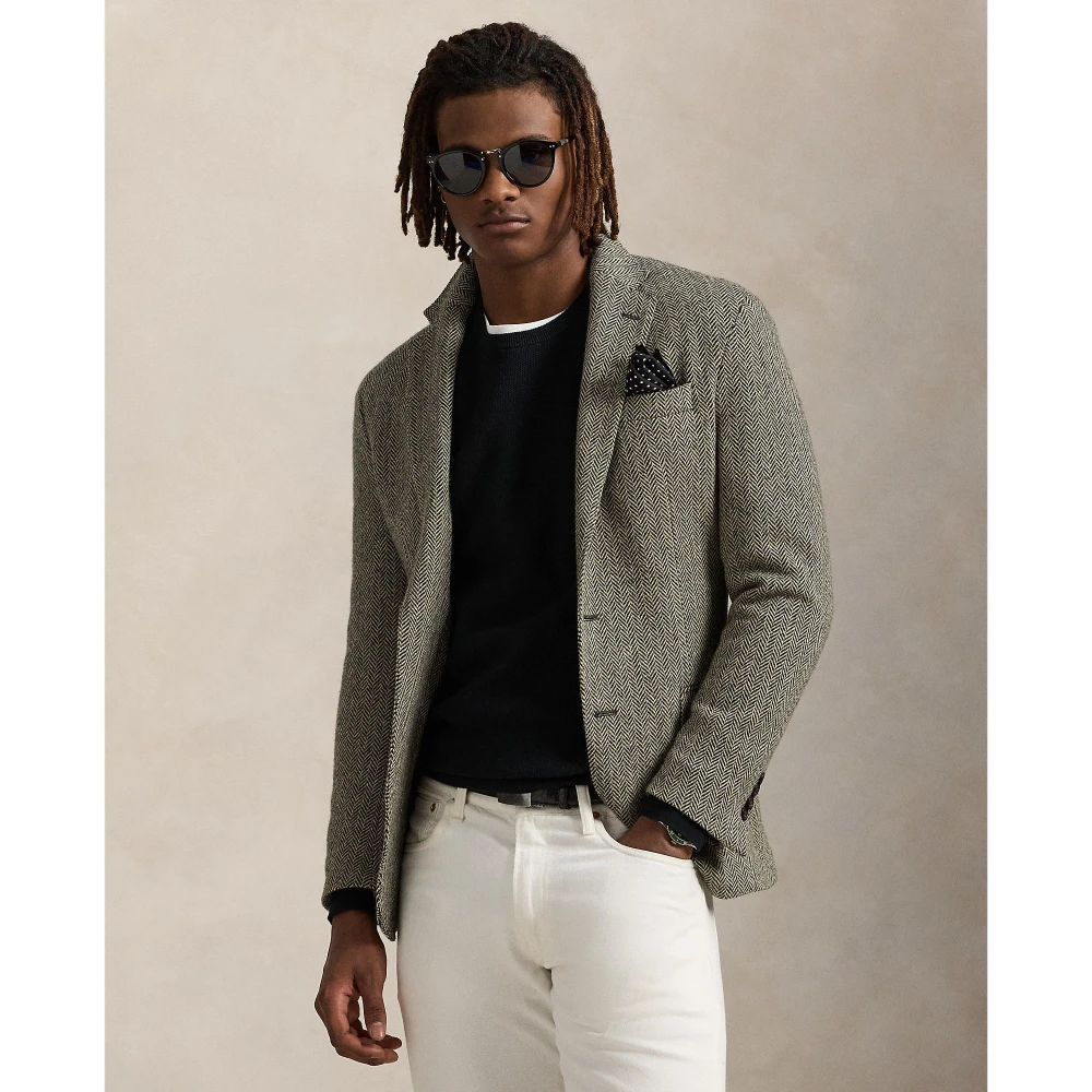 Πλεκτή μπλούζα με βαμβάκι σε ύφανση mesh Polo Ralph Lauren
