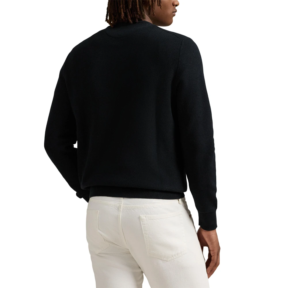 Πλεκτή μπλούζα με βαμβάκι σε ύφανση mesh Polo Ralph Lauren