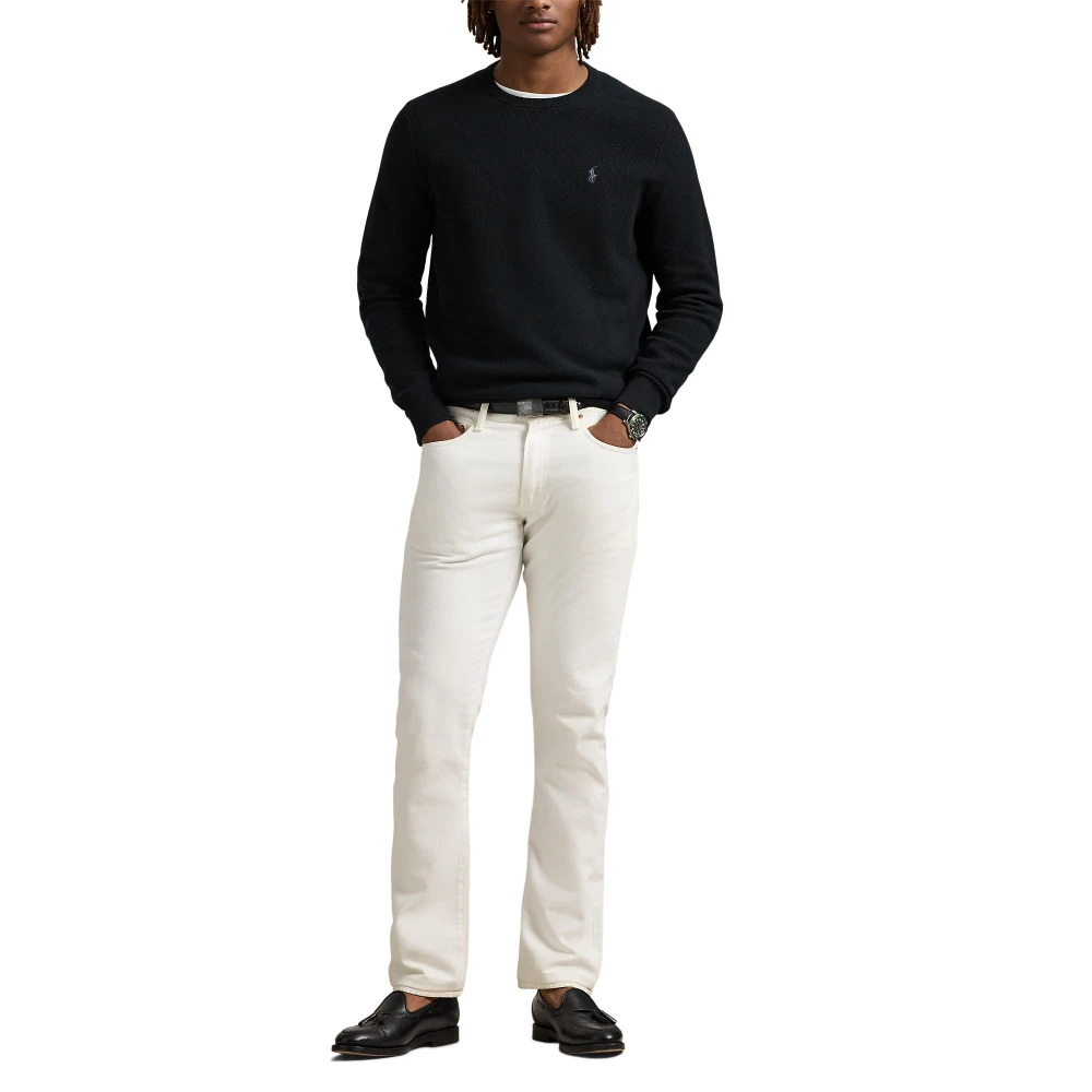 Πλεκτή μπλούζα με βαμβάκι σε ύφανση mesh Polo Ralph Lauren