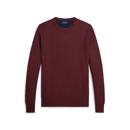 Πλεκτή μπλούζα με βαμβάκι σε ύφανση mesh Polo Polo Ralph Lauren