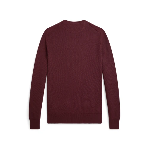 Πλεκτή μπλούζα με βαμβάκι σε ύφανση mesh Polo Polo Ralph Lauren