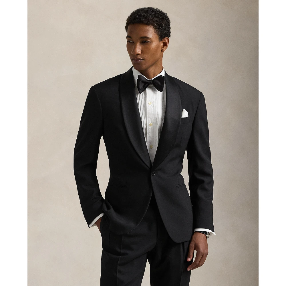 Σμόκιν Polo Tailored από Μάλλινο Barathea με Σατέν Γιακά Shawl Polo Polo Ralph Lauren