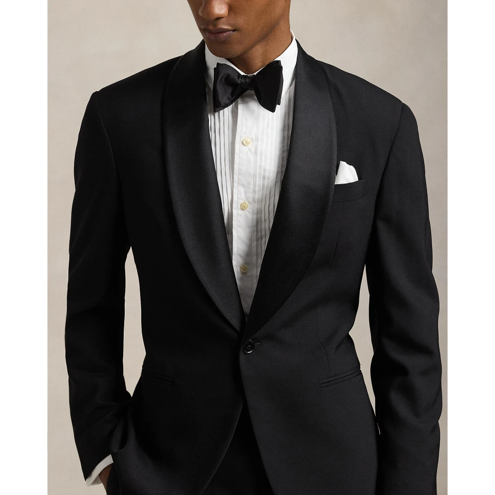 Σμόκιν Polo Tailored από Μάλλινο Barathea με Σατέν Γιακά Shawl Polo Polo Ralph Lauren