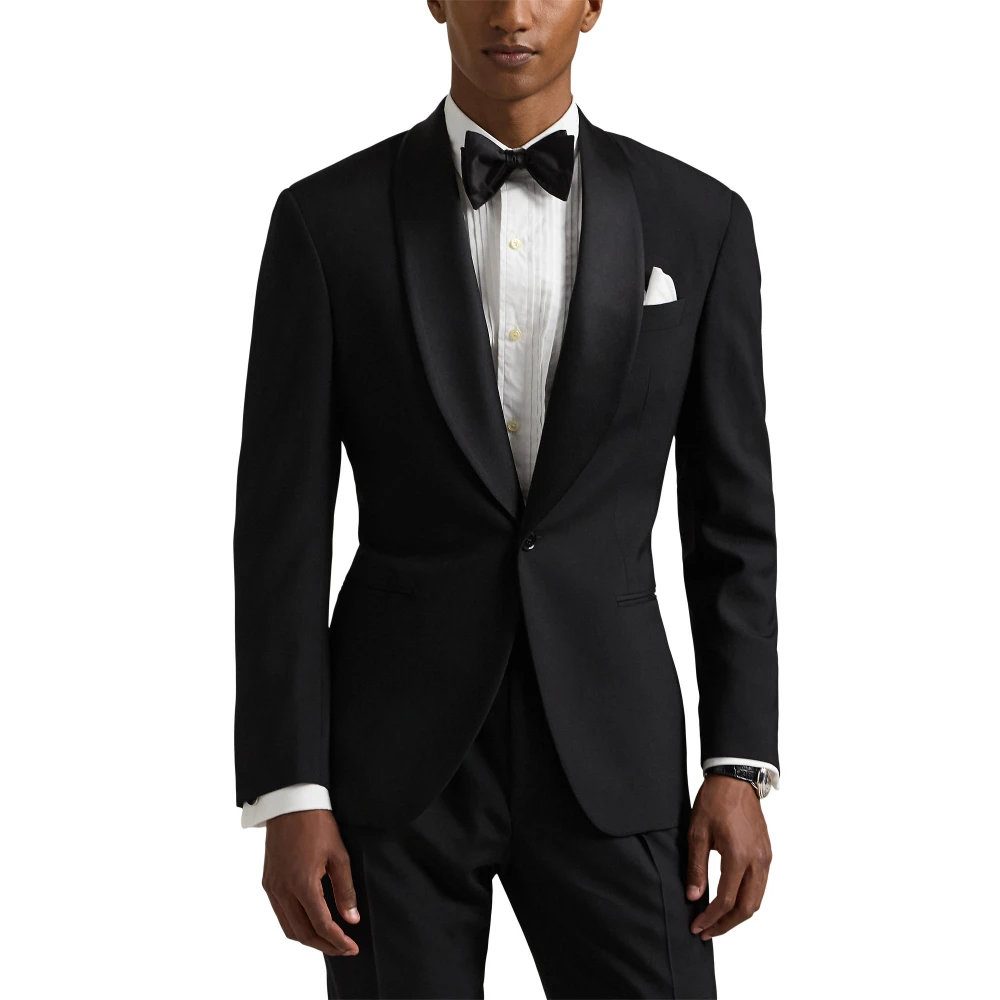 Σμόκιν Polo Tailored από Μάλλινο Barathea με Σατέν Γιακά Shawl Polo Polo Ralph Lauren