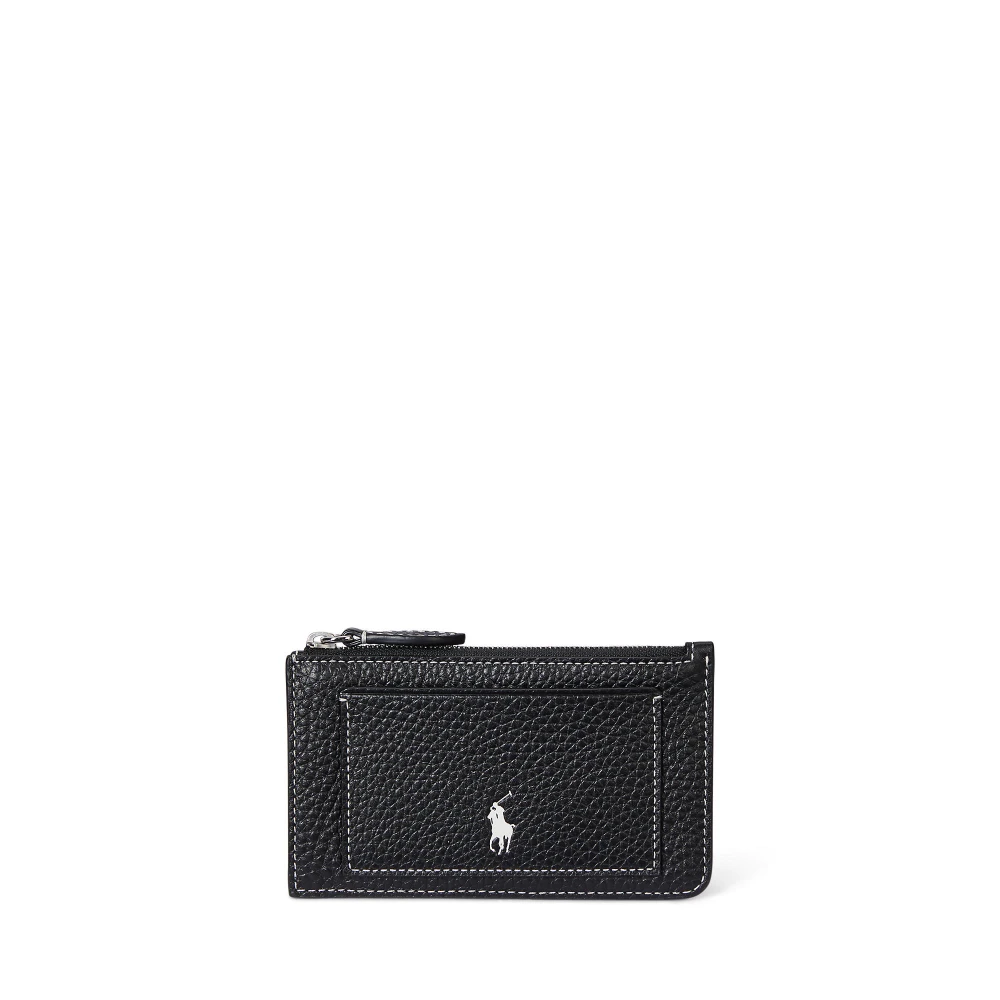 Θήκη καρτών Polo Play από δέρμα με φερμουάρ Polo Polo Ralph Lauren