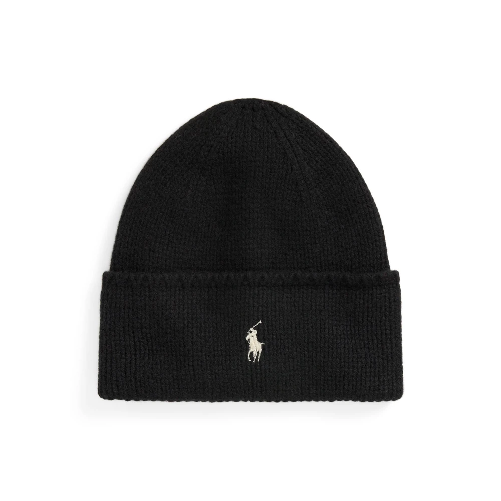 Πλεκτός σκούφος από μαλλί Merino Polo Polo Ralph Lauren