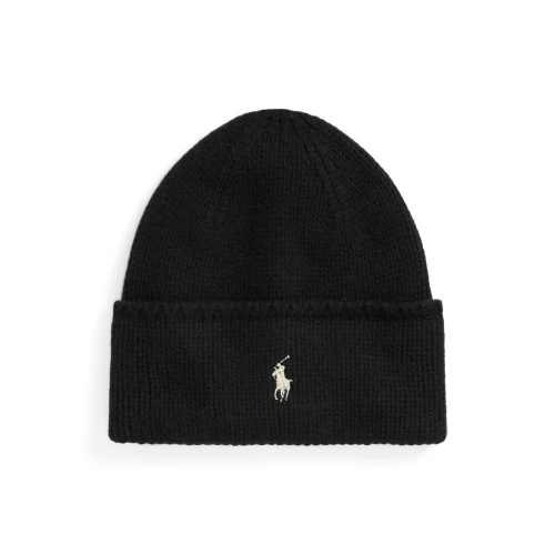 Πλεκτός σκούφος από μαλλί Merino Polo Polo Ralph Lauren