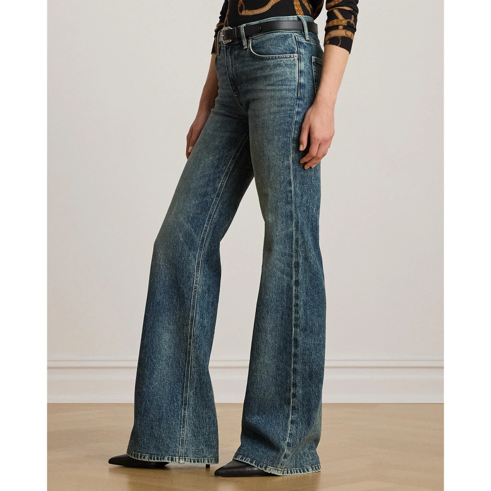 Τζιν παντελόνι με καμπάνα και ψηλή μέση Polo Lauren Ralph Lauren