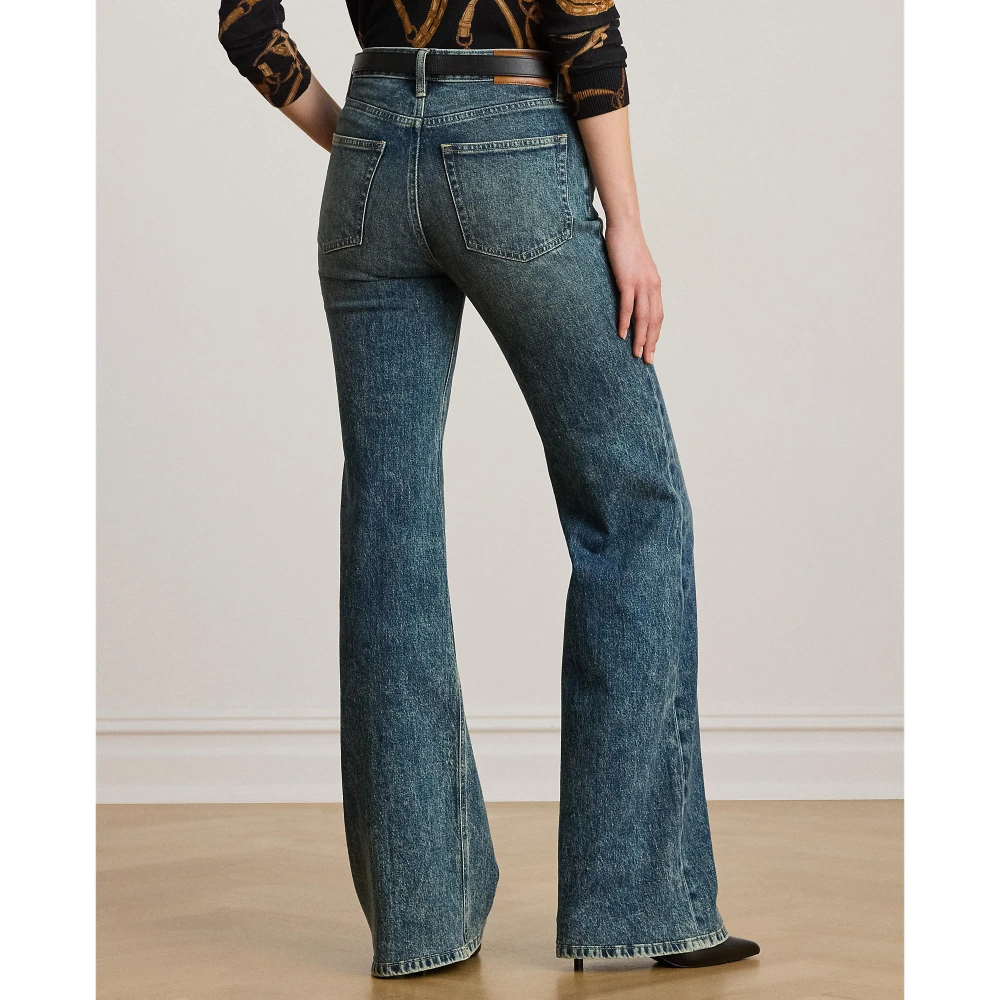 Τζιν παντελόνι με καμπάνα και ψηλή μέση Polo Lauren Ralph Lauren