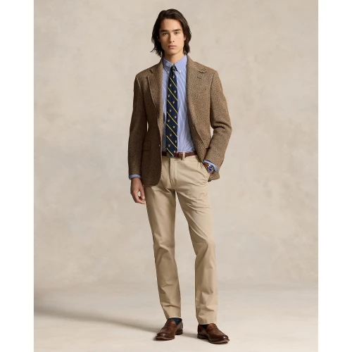 Πουκάμισο Slim Fit Ριγέ από Ελαστικό Ποπλίνα Polo Ralph Lauren