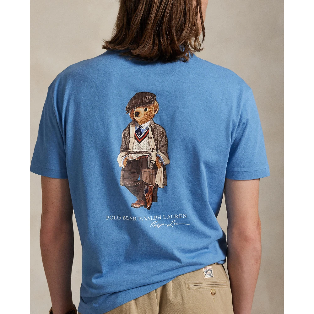 Custom Slim Fit Polo Bear Jersey T-Shirt Polo Ralph Lauren