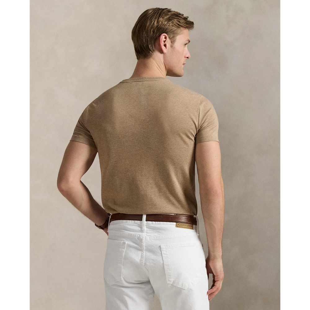 Custom Slim Fit Jersey T-shirt με στρογγυλή λαιμόκοψη Polo Ralph Lauren
