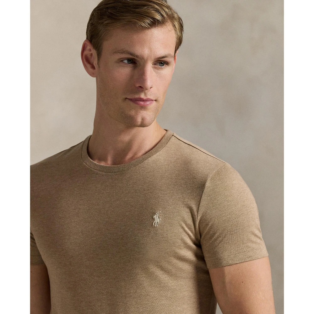 Custom Slim Fit Jersey T-shirt με στρογγυλή λαιμόκοψη Polo Ralph Lauren