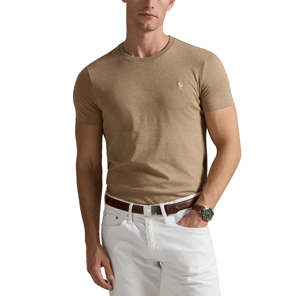 Custom Slim Fit Jersey T-shirt με στρογγυλή λαιμόκοψη Polo Ralph Lauren