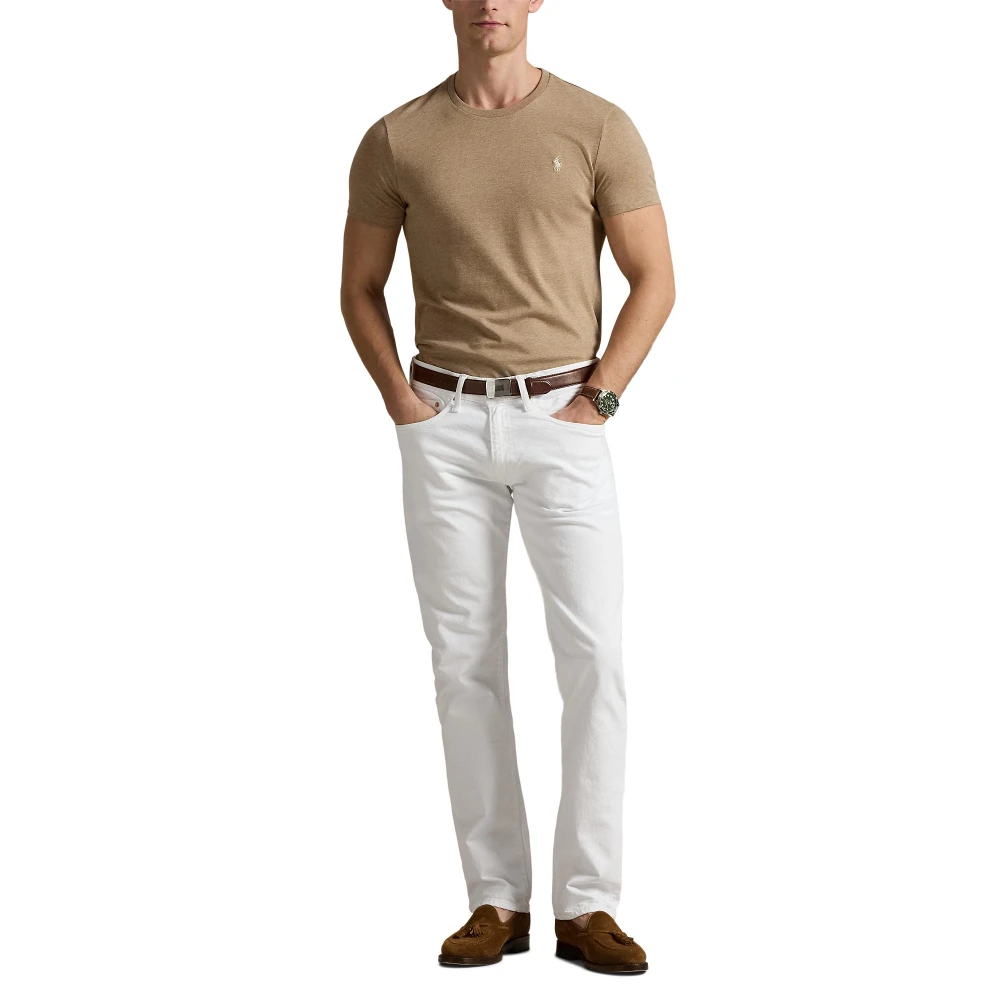 Custom Slim Fit Jersey T-shirt με στρογγυλή λαιμόκοψη Polo Ralph Lauren