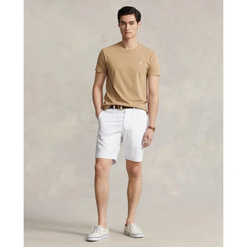 Custom Slim Fit Jersey T-shirt με στρογγυλή λαιμόκοψη Polo Ralph Lauren