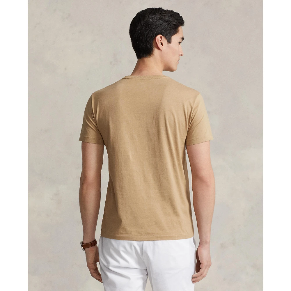 Custom Slim Fit Jersey T-shirt με στρογγυλή λαιμόκοψη Polo Ralph Lauren