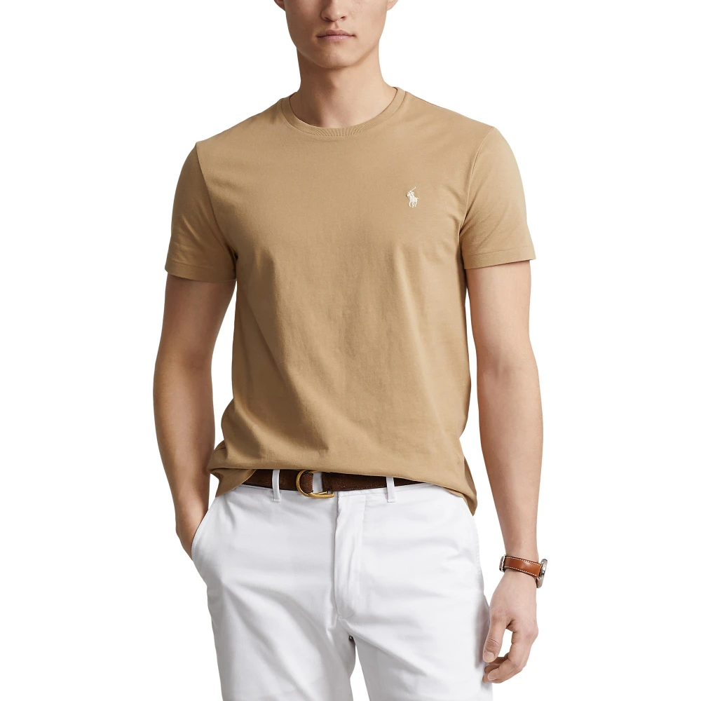 Custom Slim Fit Jersey T-shirt με στρογγυλή λαιμόκοψη Polo Ralph Lauren