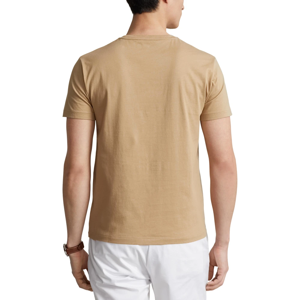 Custom Slim Fit Jersey T-shirt με στρογγυλή λαιμόκοψη Polo Ralph Lauren