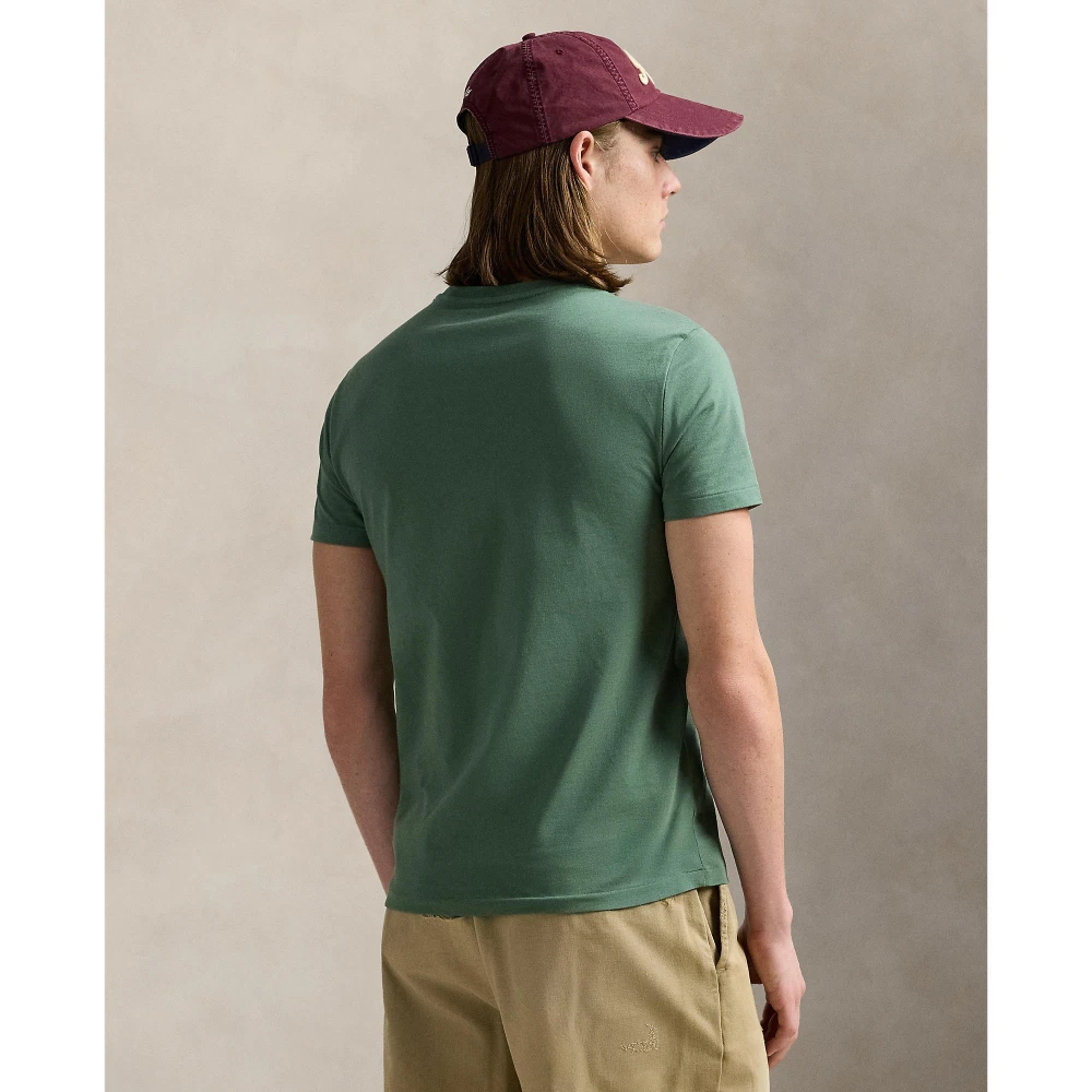 Custom Slim Fit Jersey T-shirt με στρογγυλή λαιμόκοψη Polo Ralph Lauren