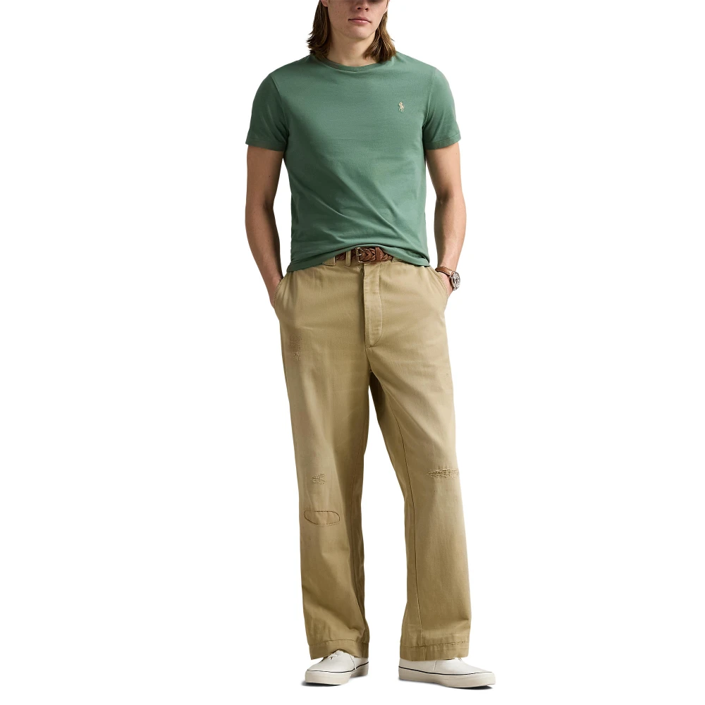 Custom Slim Fit Jersey T-shirt με στρογγυλή λαιμόκοψη Polo Ralph Lauren