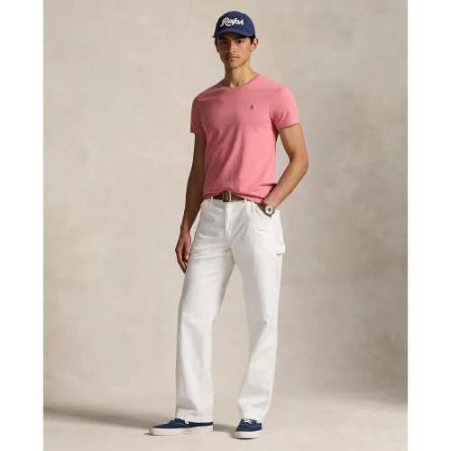 Custom Slim Fit Jersey T-shirt με στρογγυλή λαιμόκοψη Polo Ralph Lauren