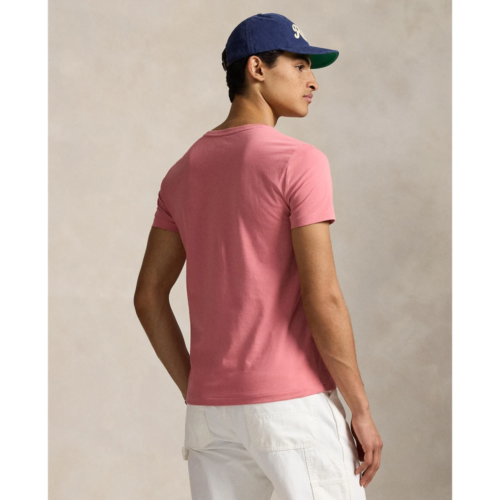 Custom Slim Fit Jersey T-shirt με στρογγυλή λαιμόκοψη Polo Ralph Lauren