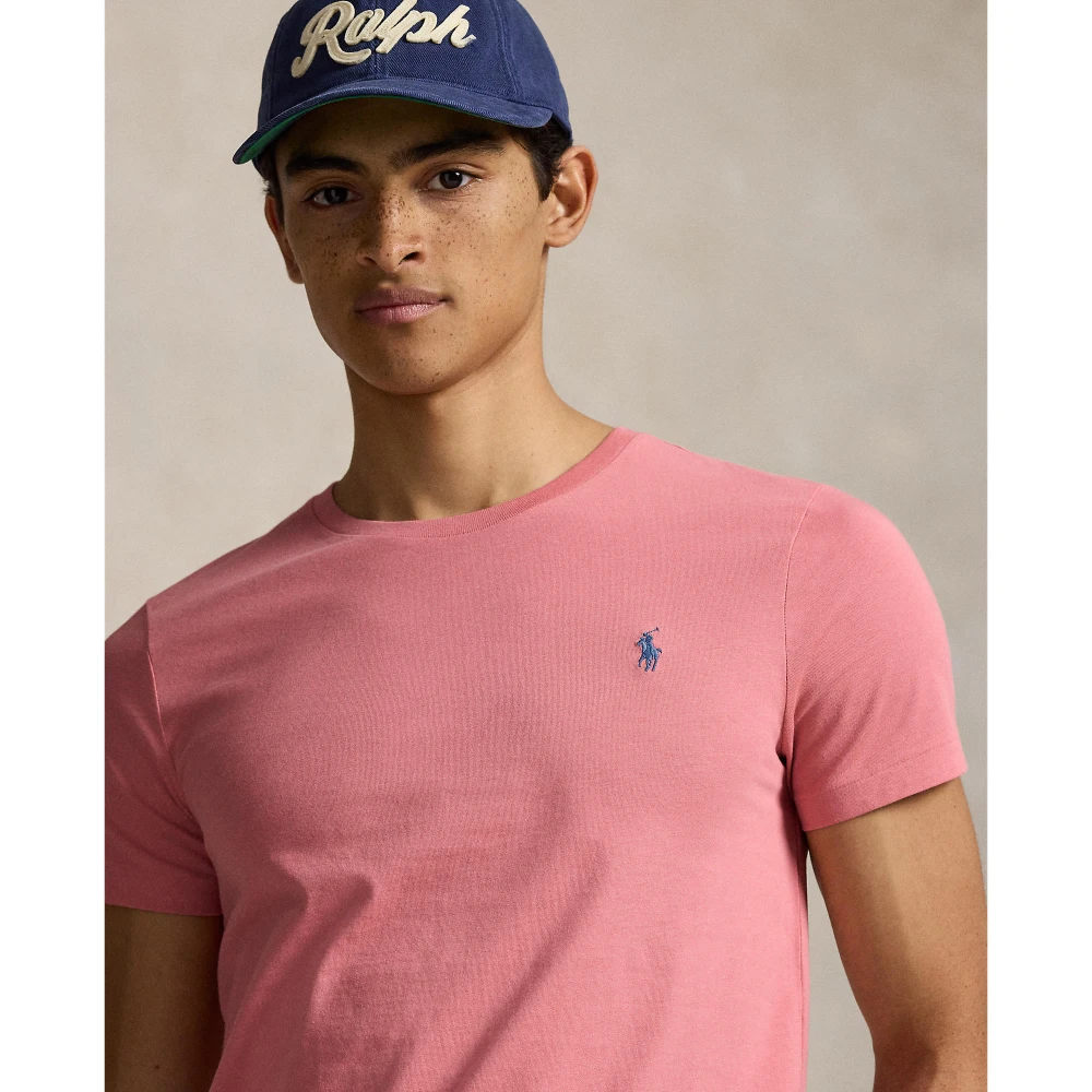 Custom Slim Fit Jersey T-shirt με στρογγυλή λαιμόκοψη Polo Ralph Lauren