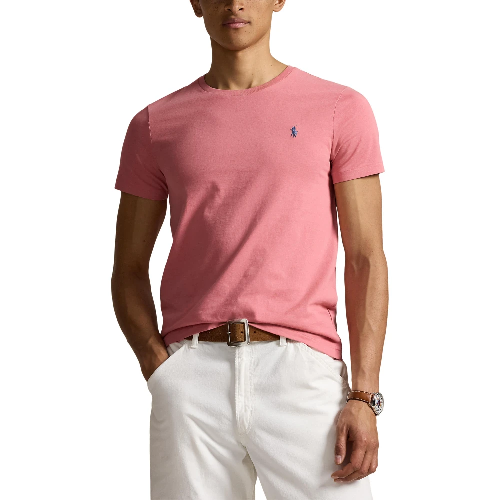 Custom Slim Fit Jersey T-shirt με στρογγυλή λαιμόκοψη Polo Ralph Lauren