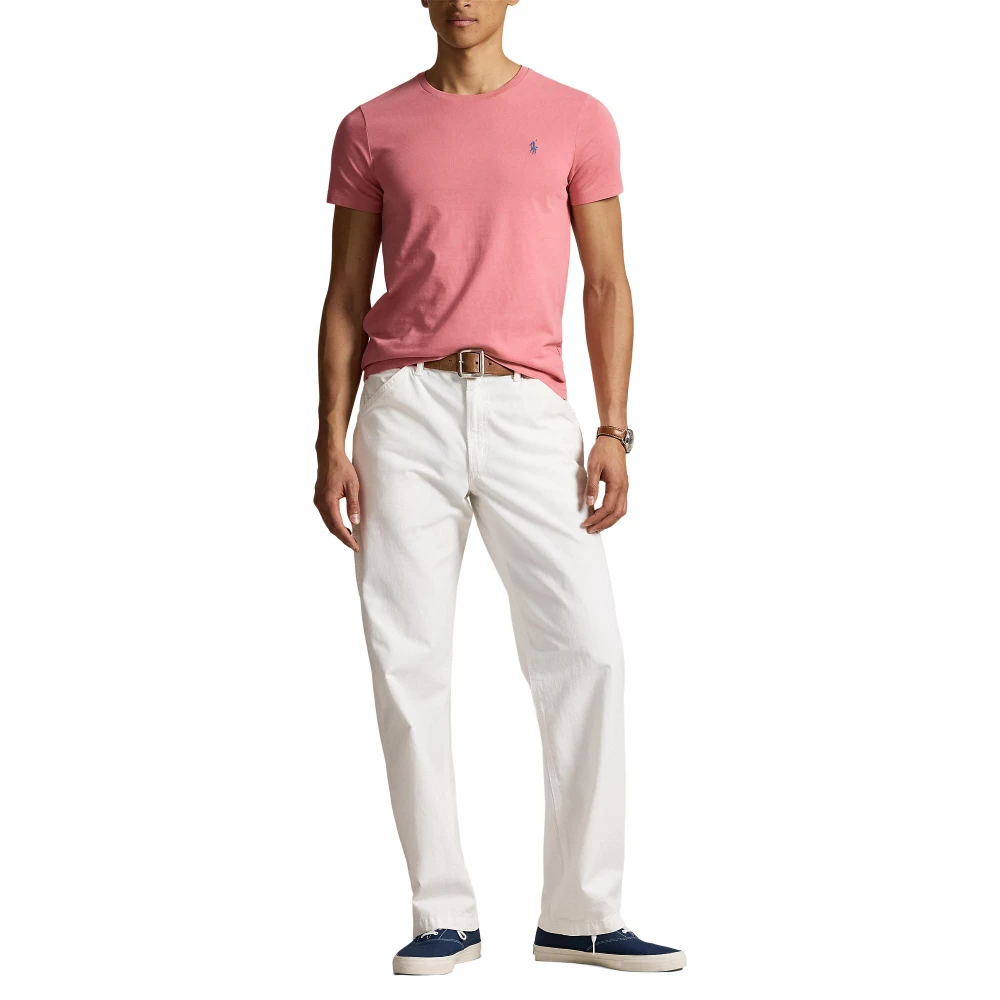 Custom Slim Fit Jersey T-shirt με στρογγυλή λαιμόκοψη Polo Ralph Lauren