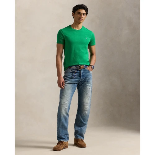 Custom Slim Fit Jersey T-shirt με στρογγυλή λαιμόκοψη Polo Ralph Lauren