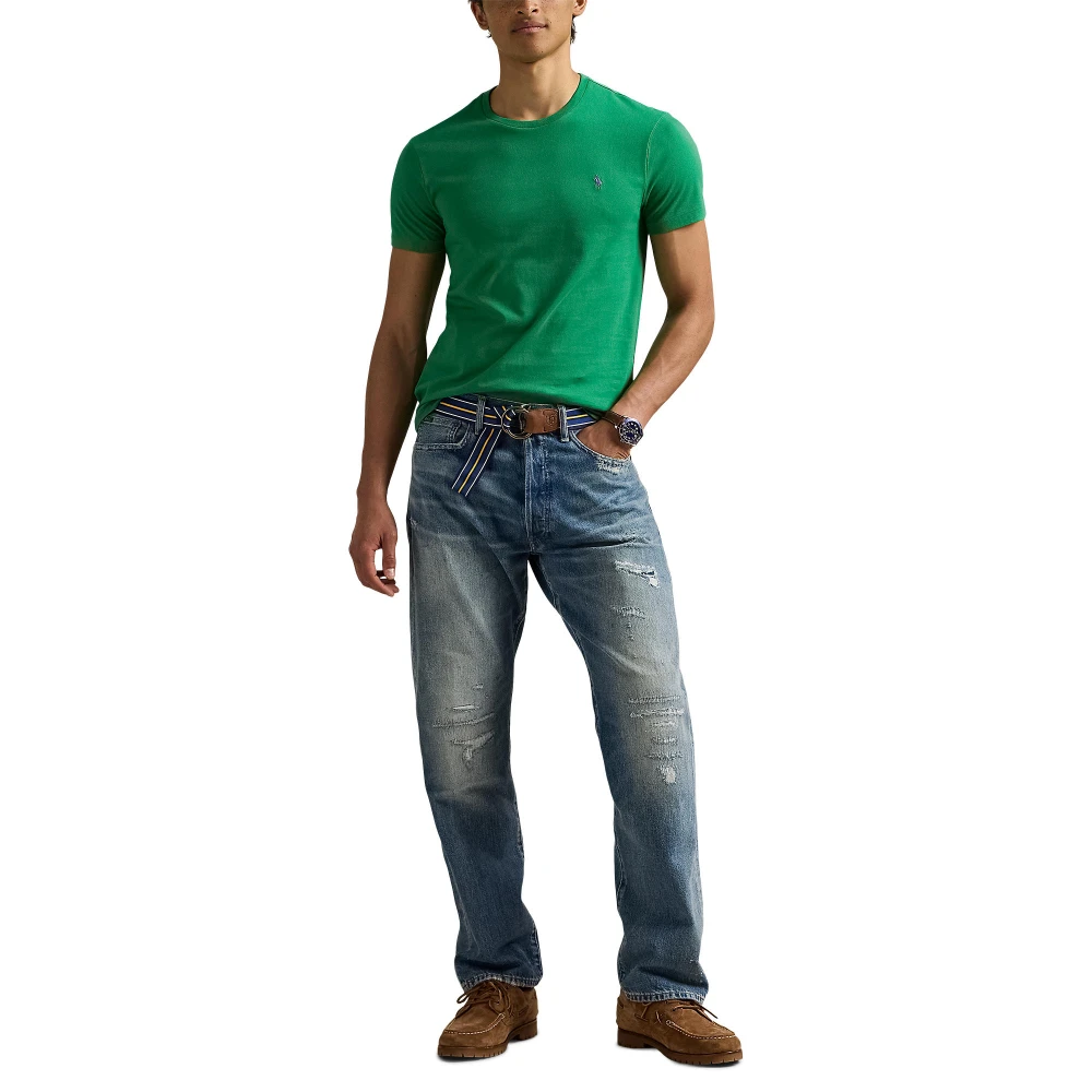 Custom Slim Fit Jersey T-shirt με στρογγυλή λαιμόκοψη Polo Ralph Lauren
