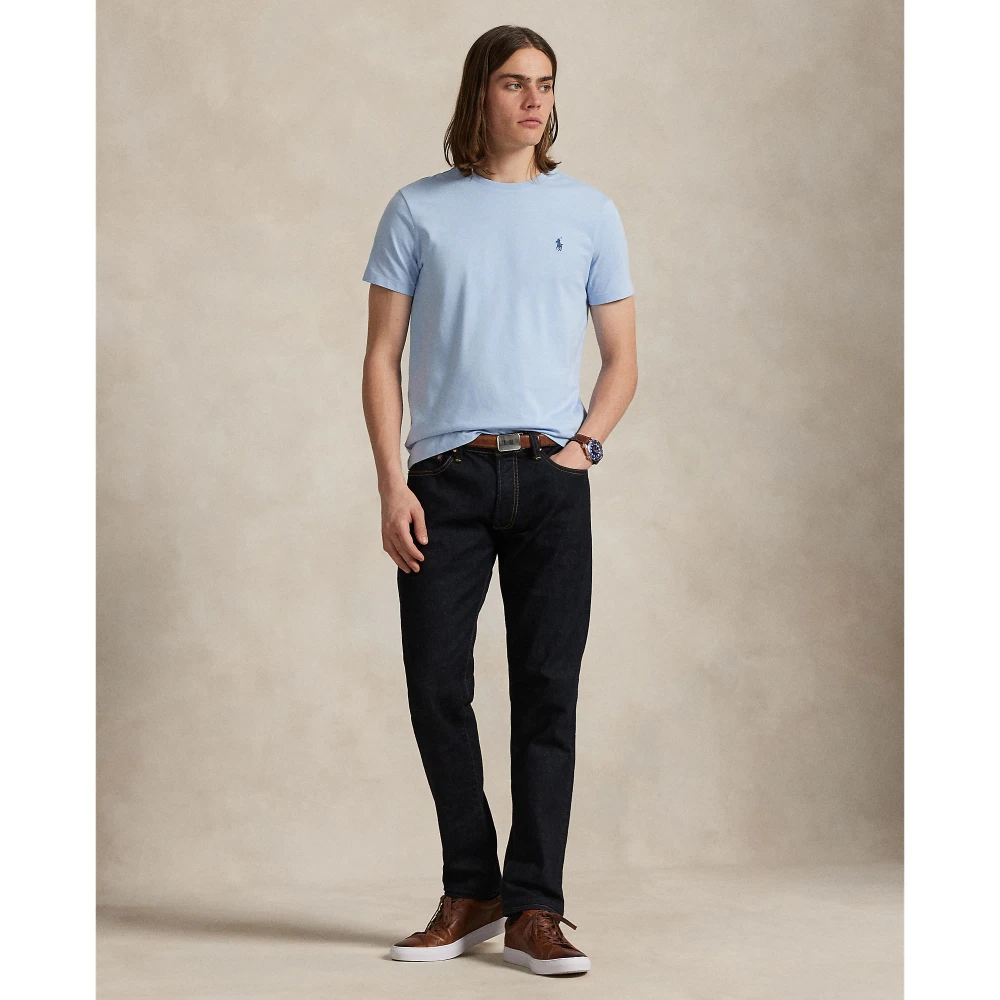 Custom Slim Fit Jersey T-shirt με στρογγυλή λαιμόκοψη Polo Ralph Lauren