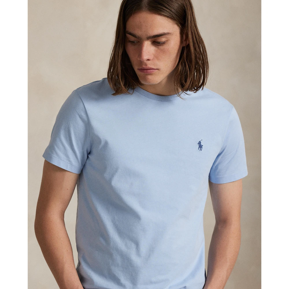 Custom Slim Fit Jersey T-shirt με στρογγυλή λαιμόκοψη Polo Ralph Lauren