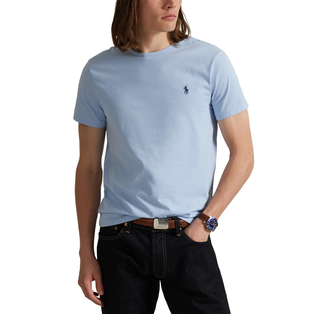 Custom Slim Fit Jersey T-shirt με στρογγυλή λαιμόκοψη Polo Ralph Lauren