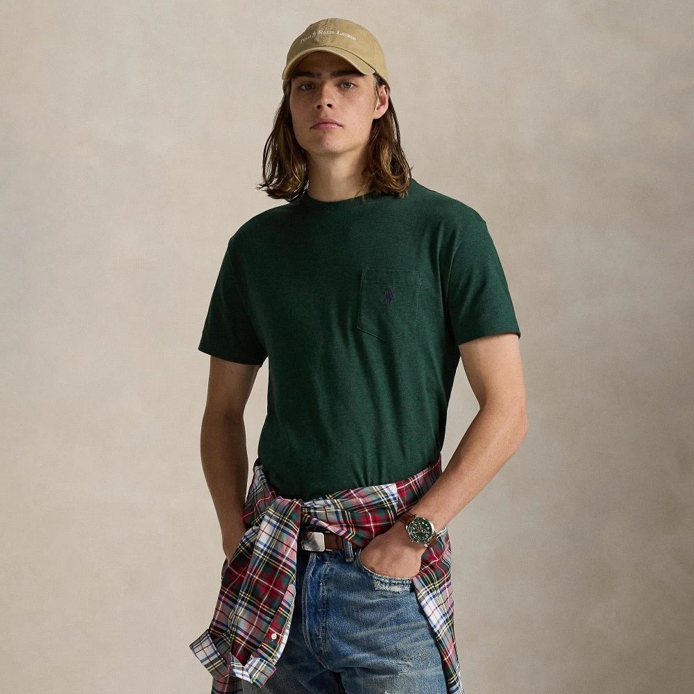Custom Slim Fit Jersey T-shirt με στρογγυλή λαιμόκοψη Polo Ralph Lauren