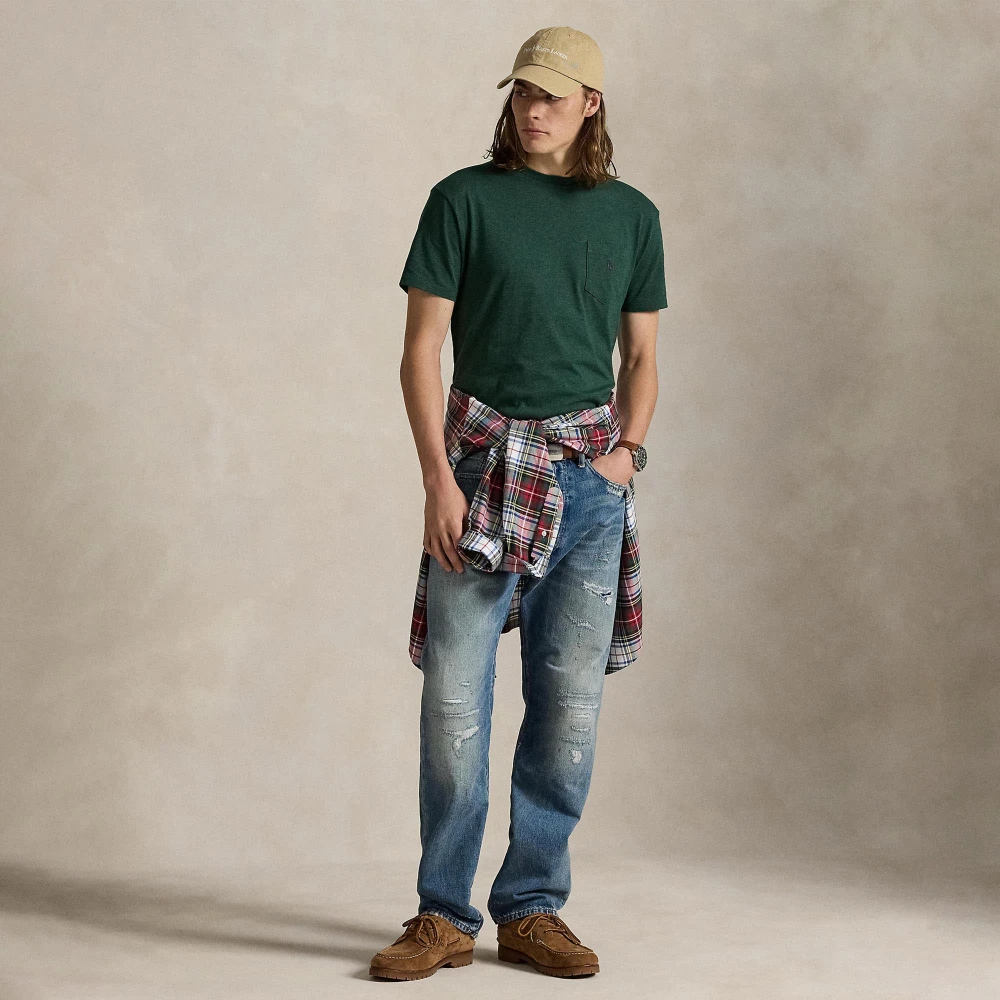 Custom Slim Fit Jersey T-shirt με στρογγυλή λαιμόκοψη Polo Ralph Lauren