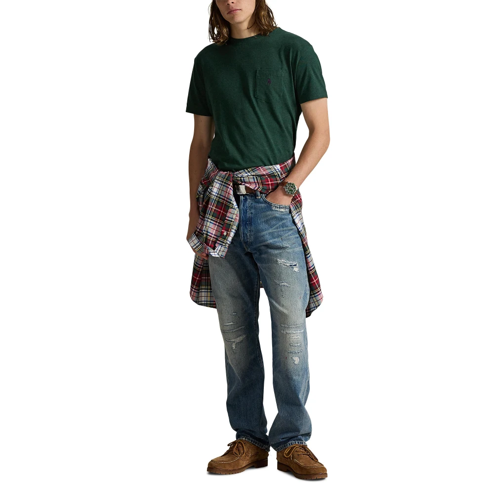 Custom Slim Fit Jersey T-shirt με στρογγυλή λαιμόκοψη Polo Ralph Lauren
