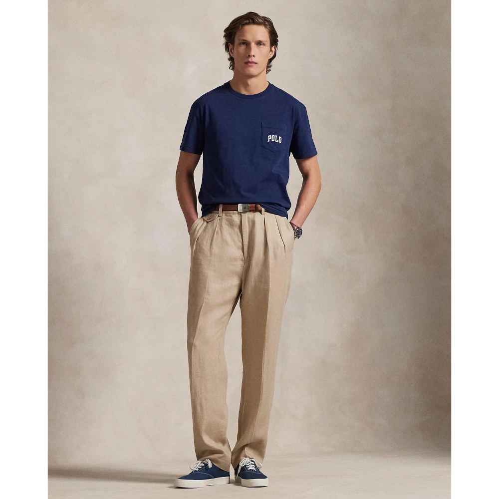 Custom Slim Fit Jersey T-shirt με στρογγυλή λαιμόκοψη Polo Ralph Lauren