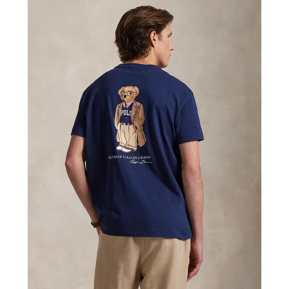 Custom Slim Fit Jersey T-shirt με στρογγυλή λαιμόκοψη Polo Ralph Lauren