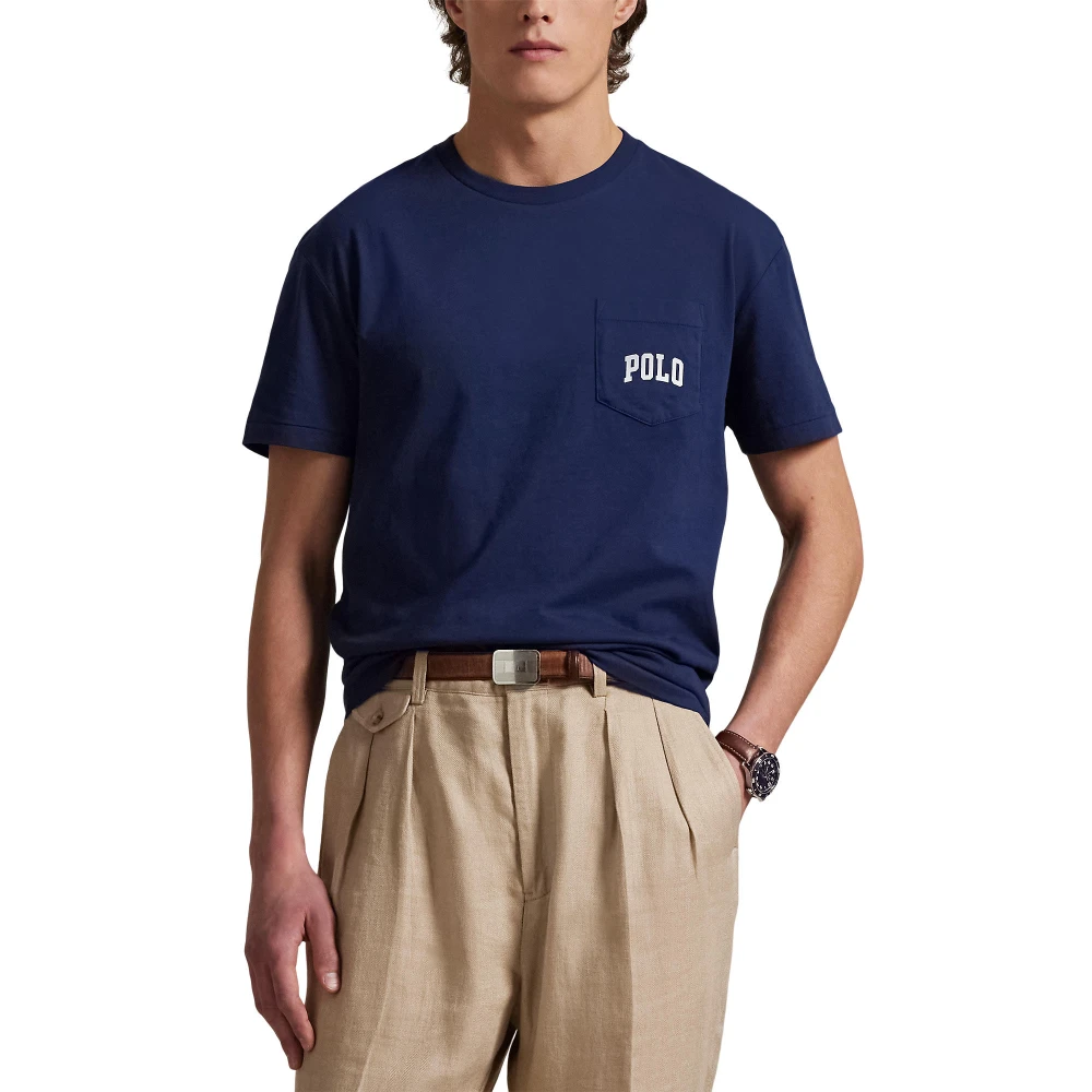Custom Slim Fit Jersey T-shirt με στρογγυλή λαιμόκοψη Polo Ralph Lauren