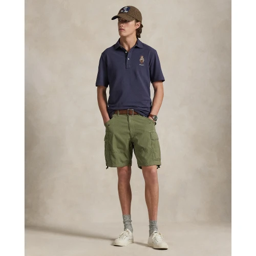 Custom Slim Polo Bear Mesh Polo Shirt Polo Ralph Lauren