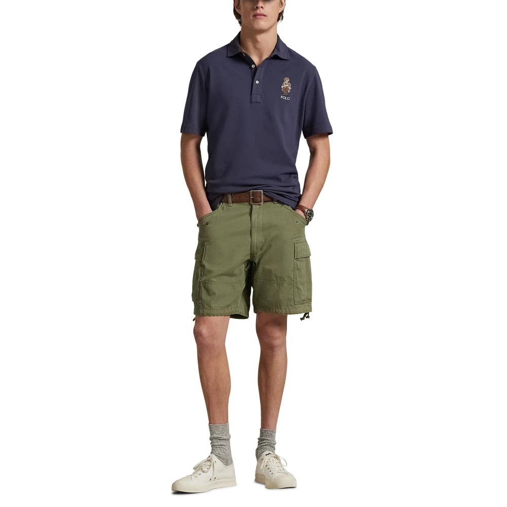 Custom Slim Polo Bear Mesh Polo Shirt Polo Ralph Lauren