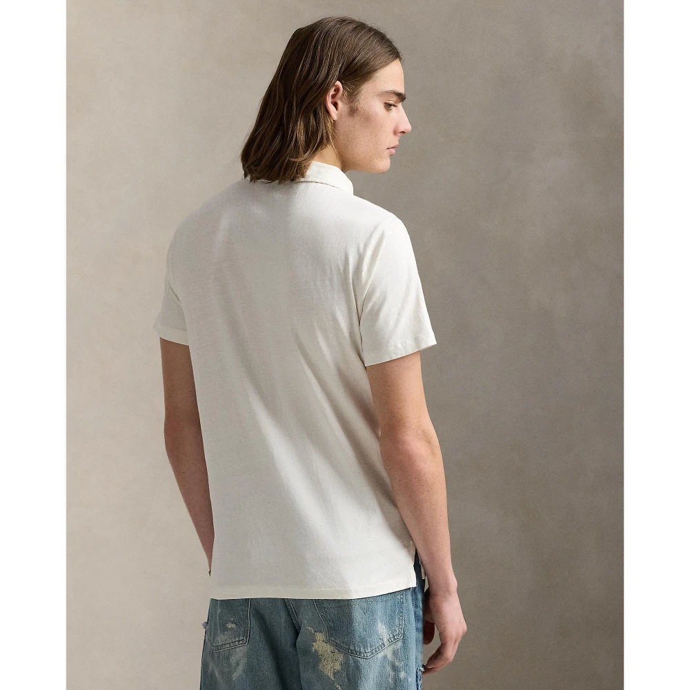 Standard Fit Polo Shirt από βαμβάκι-λινό Polo Ralph Lauren