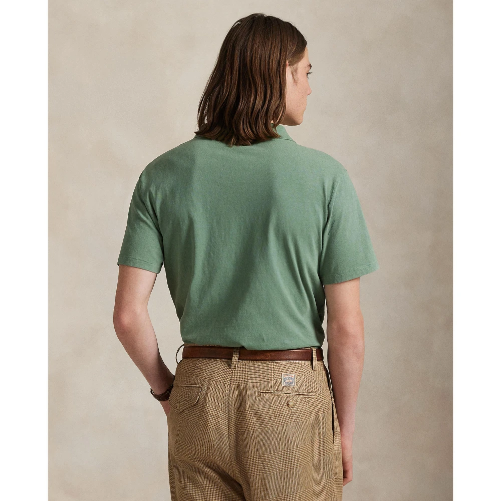 Standard Fit Polo Shirt από βαμβάκι-λινό Polo Ralph Lauren