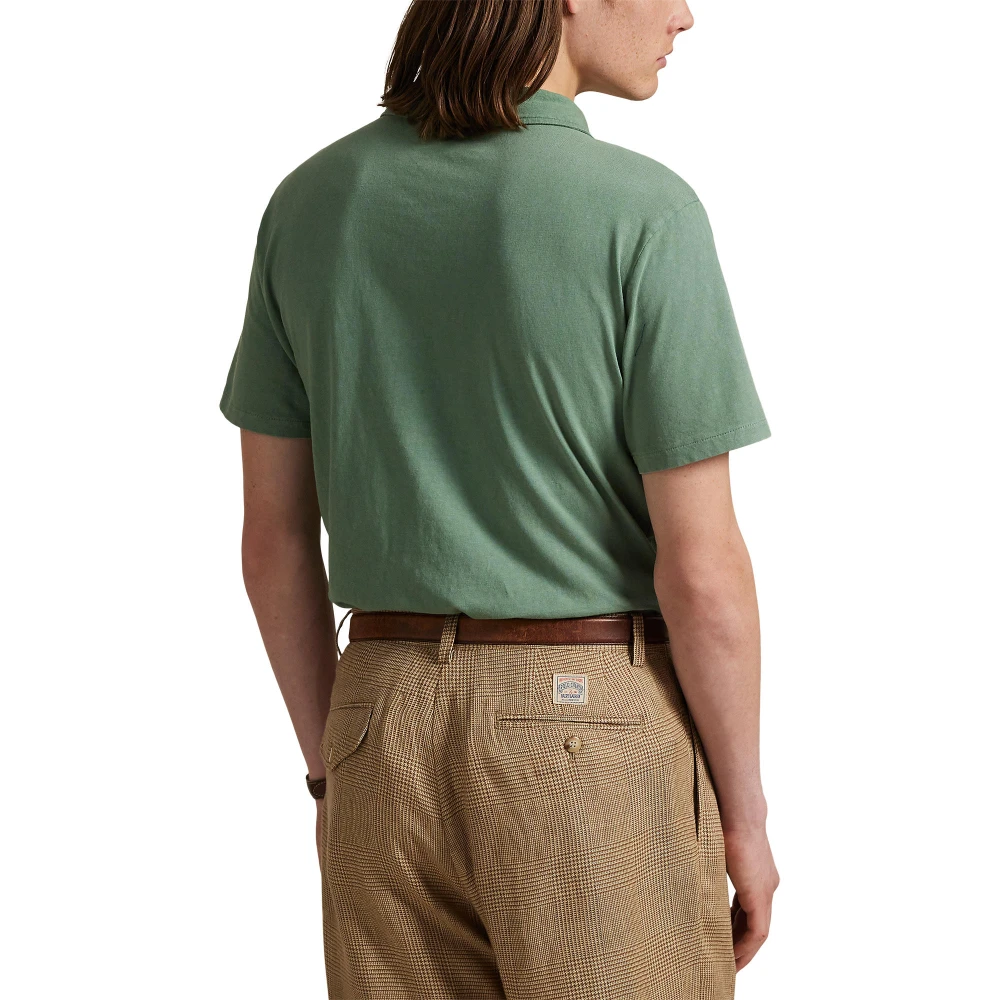 Standard Fit Polo Shirt από βαμβάκι-λινό Polo Ralph Lauren