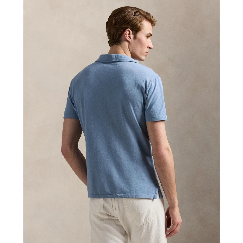 Standard Fit Polo Shirt από βαμβάκι-λινό Polo Ralph Lauren