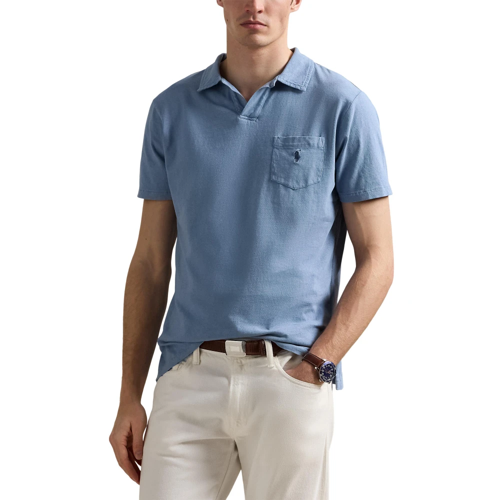 Standard Fit Polo Shirt από βαμβάκι-λινό Polo Ralph Lauren