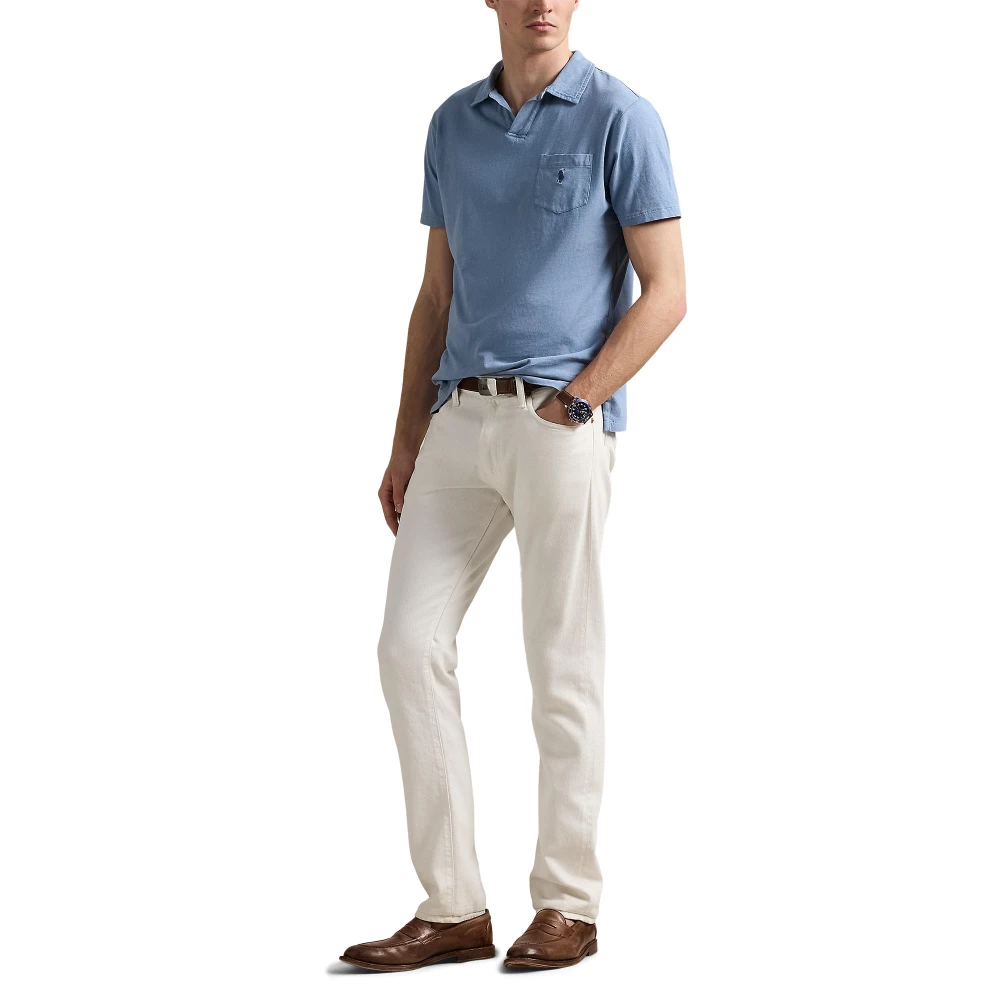 Standard Fit Polo Shirt από βαμβάκι-λινό Polo Ralph Lauren