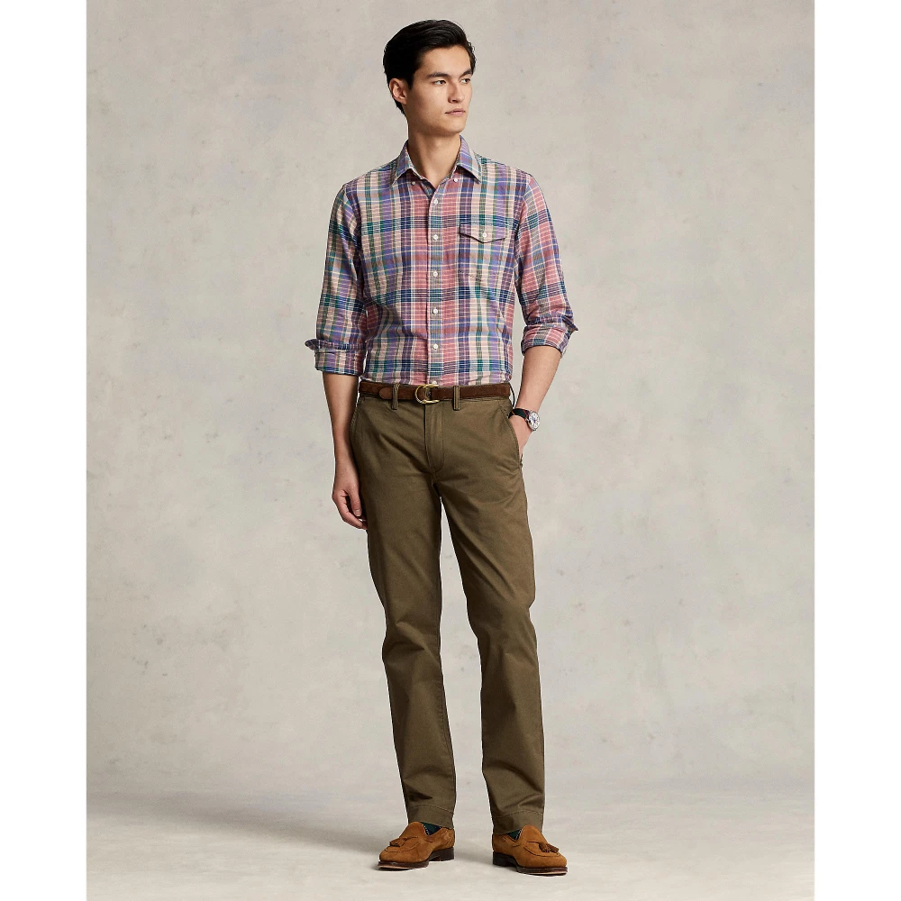 Παντελόνι Chino Stretch Straight Fit με Ξέβαμμα Polo Ralph Lauren